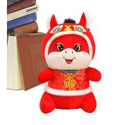 Year of the Horse Plush Doll - Decorative Soft Toy, Horse Mascot Plush for Bedroom, Nursery, Study, Car, Sofa, Bed, Suitable for Children, Teens, Adults, Collectors | Cozy Gift for Playtime and Bedtim