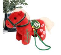 Year of the Horse Plush,Lucky 2026 Year Doll | Plush Horse Toy,for Girl Farm Party Christmas Chinese New Years Kids