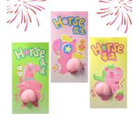 Year of The Horse Red Envelopes, Blessing Cash Packet - 3D Soft Butt Design Chinese New Year Envelopes 2026 | for Spring Festival Celebration Birthday Wedding