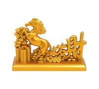 Year of the Horse Statue, Symbolic Charm, 8.8x8.4cm, Horse Fortune Sculpture, Spring Festival Wealth Collectible, Elegant Detail, for Home Decor, Room Display, Shelf