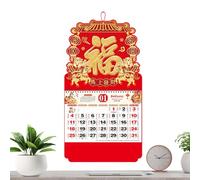 Year of the Horse Wall Calendar, Schedule Planner - New Year Planner Calendar - for Office School Restaurant Workshop Studio Artists Students Teachers