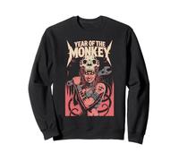 Year of the Monkey Chaos Tech Rebel Wrench Skull Wild Energy Sweatshirt