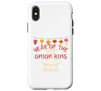 Year of the Onion Ring - Funny Chinese New Year Gifts Case for iPhone X/XS