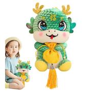 Year of the Plush Snake, Plush Animal, Cartoon Snake, Chinese Style, 28 cm, Plush Tube, Sofa Cushion, PE Animals