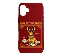 Year Of The Rabbit Chinese Zodiac Chinese New Year Horoscope Case for iPhone 16 Plus