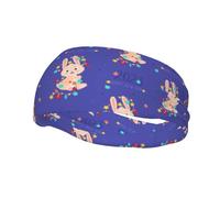 Year Of The Rabbit Happy Chinese New Year 2023 Headbands Sports Sweatband Athletic Exercise Bands Turban Hair Head For Men Women Yoga Fitness