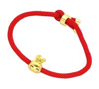 Year of The Rabbit Red Women Bracelets Bunny Teenage Merch Men Chain Thread Chinese Protection Bracelet Alloy