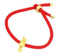 Year of The Rabbit Red Women Bracelets Bunny Teenage Merch Men Chain Thread Chinese Protection Bracelet Alloy