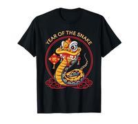 Year of The Snake 蛇 Chinese Zodiac Oriental Art Astrology T-Shirt