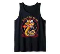 Year of The Snake 蛇 Chinese Zodiac Oriental Art Astrology Tank Top