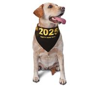 Year Of The Snake 2025 Happy Chinese New Year 2025 Dog Bandanas Triangle Bibs Pet Scarf For Small Medium Large Dogs And Cat