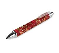 Year Of The Snake 2025 Happy Chinese New Year 2025 Retractable Ballpoint Pen Writing Ballpoint Black Ink Ball Pens Gifts for Students Office Stationery Supplies pattern 1030