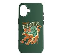 Year of the Snake Chinese Zodiac Kanji Fire Serpent Green Case for iPhone 16