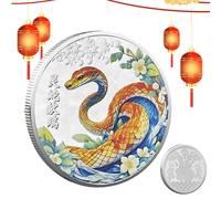 Year of the Snake Coin Snake Design Snake Coin Figure Snake Pattern Coin Figure Limited Edition Coin 2025 Snake Coin - Conme Coin