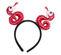 Year Of The Snake Hair Band - Soft Cartoon Snake Hair Band | Novelty Hair Band With Double Stuffed Snakes, Photo Accessories Cap Decorations
