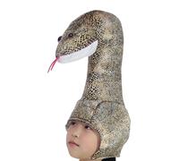 Year Of The Snake Hat - Plush Cosplay Snake Headwear, Chinese New Year Costume | Reuseable Animal Role-Playing Hat With Adjustable Fit, Holiday Dress-Up Accessory For Festivals, Parties, Celebrations