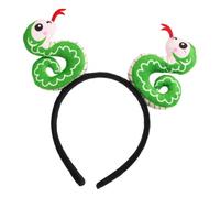 Year Of The Snake Headband - Cartoon Soft Snake Headband | Double Novelty Plush Snake Headband Photo Props Hair Decoration Hair Band For Clothes