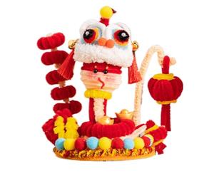 Year of the Snake Material Set, Create Your Own Snake Year Set, New Year Snake Decoration Craft, Twisted Stick Snake Year Desktop Craft Decoration, Lion Dance Moon Snake Year