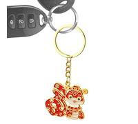 Year of The Snake Pendant,2025 Keychain Charm Souvenir Snake - Chinese 2025 Lunar Year Blessing, Snake Lucky Charm Ornament for Bag, Backpack, Car Keys