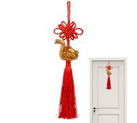 Year of the Snake Pendant, Chinese Snake Tassel, Chinese New Year Knot, Indoor Outdoor Decoration with Vivid Details for Work Area, Hotel, Restaurant, Shop, Home, riferimento alla descrizione