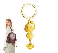 Year of the Snake Pendant, Snake Charm Keyring - 2025 Souvenir Snake Chinese Keyring Souvenir Chinese, Moon Year Blessing Snake Souvenir for M, Yuan bag snake, Siehe Beschreibung