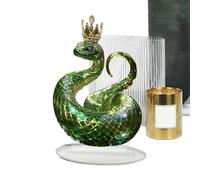 Year of the Snake Statue, Traditional Chinese Snake Statue Made of Acrylic, Convey Your Blessing and Joy with Multi-Purpose Table Snake Figures for Bedroom, Car, Work Area