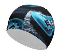 Year of The Tiger Tiger Face High Elasticity Swimming Caps Adult Non-Slip Waterproof Swim Caps Long Hair Swimmings Hat Women Swims Hat