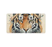 Year of The Tiger Tiger Face Keyboard Mat Large Gaming Mouse Pad, Anti-Slip Desk Mat for Desktop Desk Work/Home Writing Mat 11.8 * 23.6 Inches