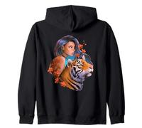 Year of the Water Tiger Mystical Woman Power Feminine Energy Zip Hoodie
