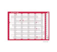 Year Planner Unmounted 2027 Wall Planner | January to December Annual Calendar | Large Year-to-View Planning Chart for Office, Home & Business | Includes Pen & Sticker Sheet