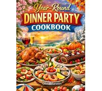 Year-Round Dinner Party Cookbook: Seasonal Menus, Easy Recipes, Hosting Tips & Ideas for Stylish and Unforgettable Home Gatherings