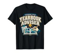 Yearbook Adviser School Journalism Teacher Appreciation Desi Value Graphic T-Shirt