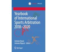 Yearbook of International Sports Arbitration 2018-2020