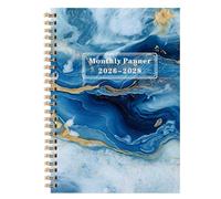 Yearly Planner 2026-2028 - Master Your Long-Term Goals, 3-Year Monthly Calendar Journal, High-Opacity Paper Profile + Reinforced Spiral Shroud, Lay-Flat Design Guard for College & Workplace