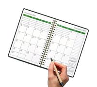 Yearly Planner 2026-2028 - Paper 21cm | Multi Year Planner | Organizer Notebook Datebook Agenda Structured Layouts - For College Office School Work Home