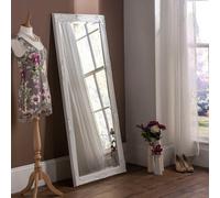 Yearn Carved Full Length Mirror White 163X74Cm