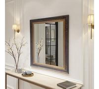 Yearn Classic Bronze Gold Bevelled Wall Mirror
