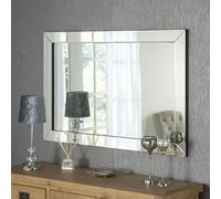 Yearn Contemporary Angled Wall Mirror 90X60Cm