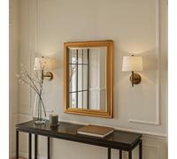 Yearn Contemporary Gold Framed Bevelled Mirror