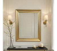 Yearn Diamont Framed Gold Bevelled Mirror