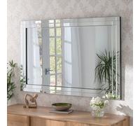 Yearn Double Bevelled Wall Mirror 120X80Cm