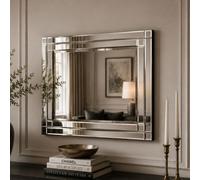 Yearn Double Bevelled Wall Mirror 90X60Cm