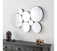 Dunelm Infinity Mirror Yearn 68 x 44 cm Black One Size