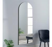 Yearn Mirrors Large Contemporary Arched Mirror Black, Black