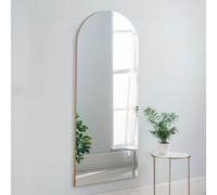 Large Contemporary Arched Mirror Yearn Mirrors Gold One Size