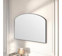 Yearn Minimal Arched Mirror Black 71(W) X 49Cm(H)