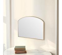 Yearn Minimal Arched Mirror Gold 71(W) X 49Cm(H)