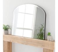 Yearn Minimal Bevelled Mantle Mirror Black 91(W) X 69Cm(H)