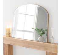 Yearn Minimal Bevelled Mantle Mirror Gold 91(W) X 69Cm(H)