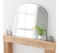Yearn Minimal Bevelled Mantle Mirror Silver 91(W) X 69Cm(H)